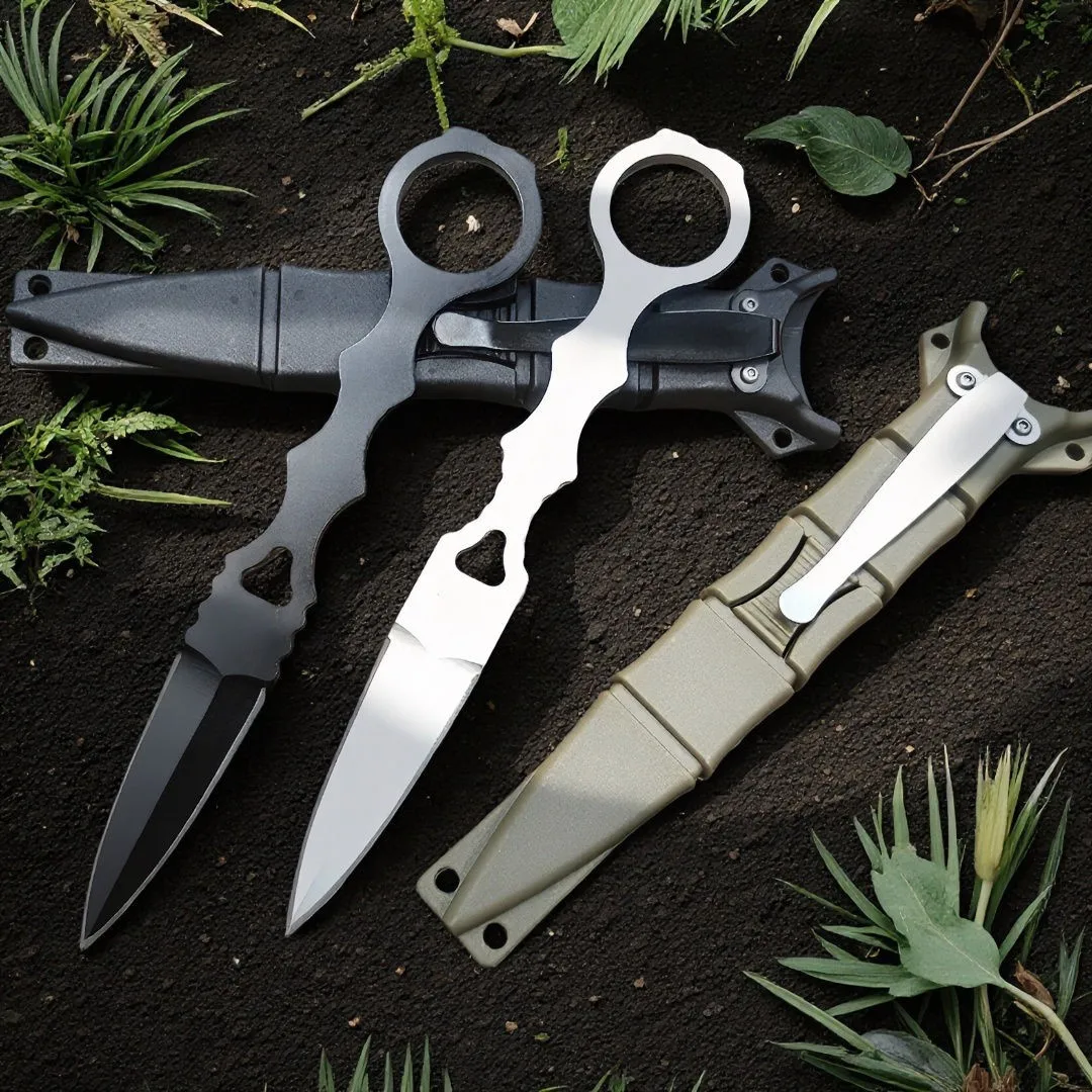 Image of Multifunktionales BM 176 Messer mit feststehender Klinge aus Edelstahl, Outdoor-Taschenmesser, EDC-Werkzeug für Überleben, Jagd und Verteidigung mit Kydex-Scheide