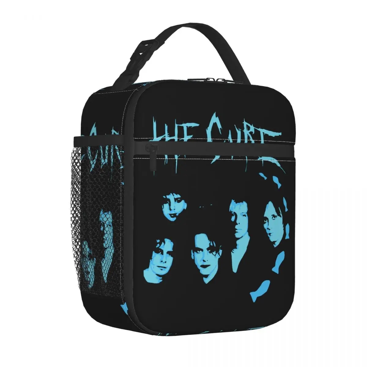 Custom Punk Rock Band The Cure Lunch Bag Men Women Thermal Cooler Insulated Lunch Boxes for Kids School Children