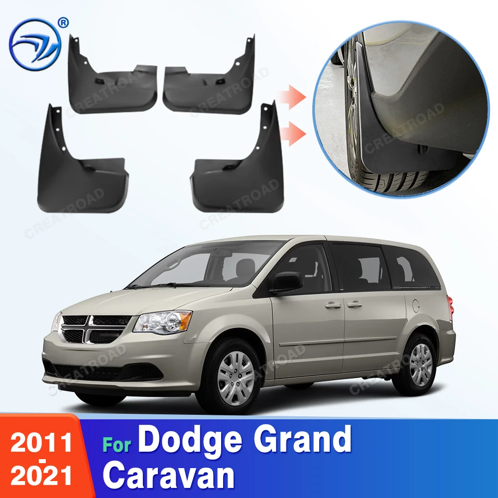 Für Dodge Grand Caravan 2011-2021 2016 2017 2018 2019 2020 Kotflügel Schmutzfänger Spritzschutz Schmutzschutzblenden Auto-Zubehör