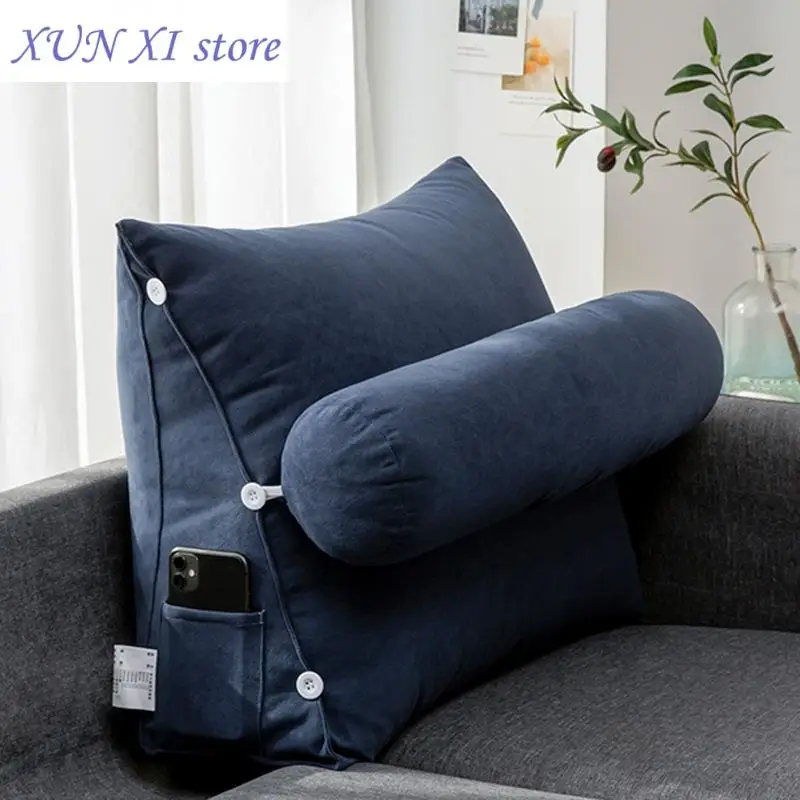 New Sofa cushion, simple triangular cushion, pillow, living room backrest