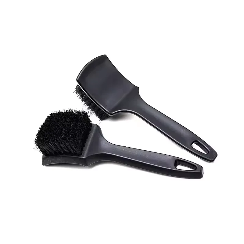 Auto Tire Rim Brush Wheel Hub Cleaning Brushes Car Wheels Detailing Cleaning Accessories Black White Tire Auto Washing Tool