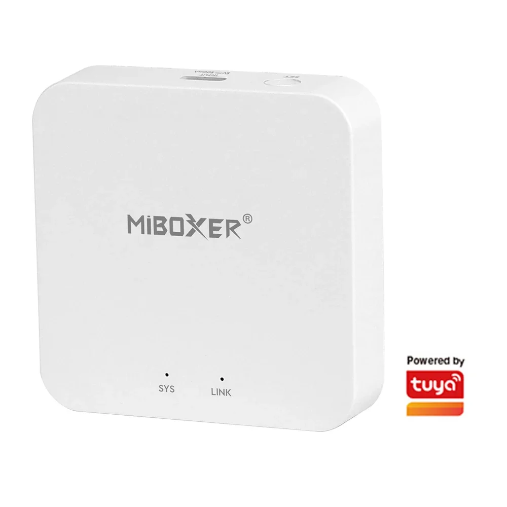 Miboxer-Controlador Wi-Fi Compatível com Sistema IOS e Android, 2.4G RF, Controle de Aplicativo Tuya, WL-BOX2