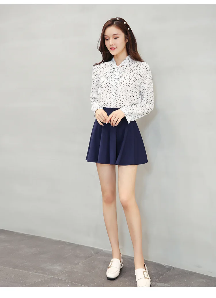 Damen-Basic-Rock, Sommer-Shorts, Rock, modisch, vielseitig, Schule, plissiert, lässig, Mini-Skater, Übergröße 4XL, flauschiger, ausgestellter Rock – Detail 7