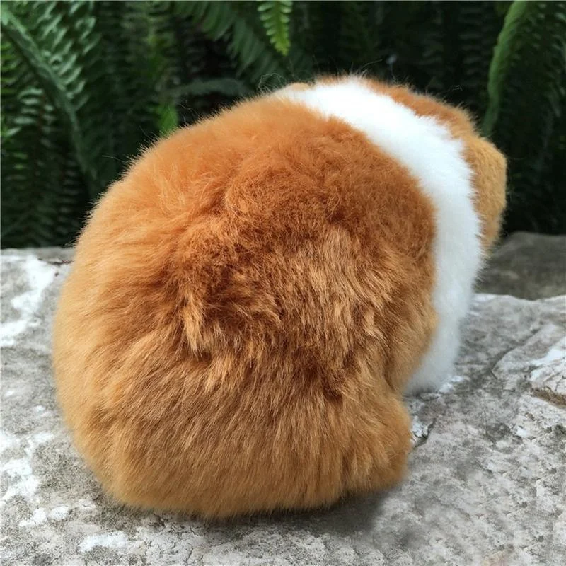 1Pc Real Life Two Color Guinea Pig Plush Toy Lifelike Mouse Rats Stuffed Animal Toys Birthday Educational Gifts for Kids