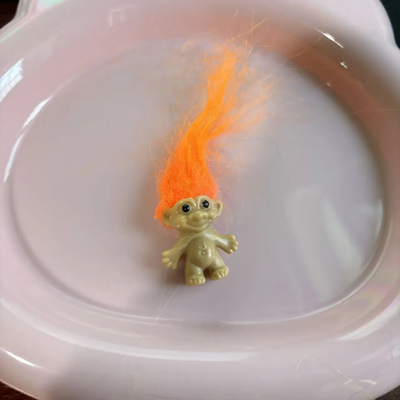 5/10 Uds Mini Trolls muñecos Anime figura de acción pelo colorido colección de modelos de miembros de la familia juguetes para n view 3