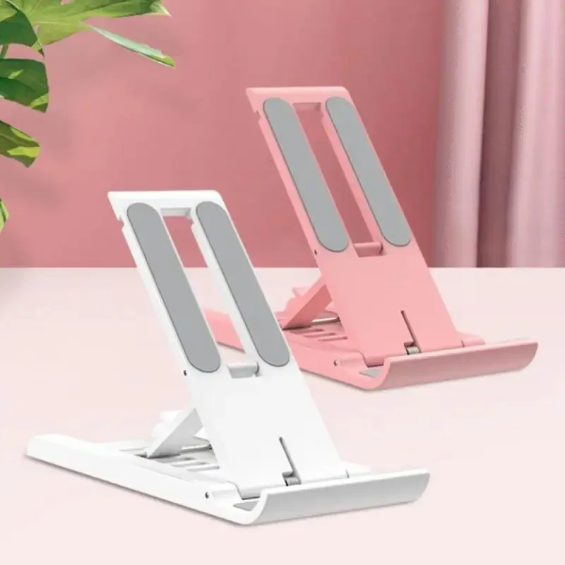 Portable phone stand, adjustable desktop stand, multifunctional foldable universal phone and tablet stand