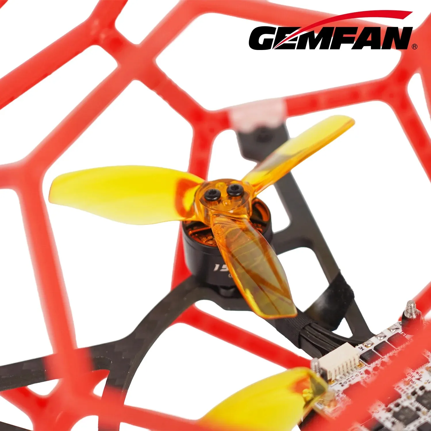 Gemfan 3026-3 3-Zoll 3-Blatt-Propeller 1,8g 1,5mm T-Mount für 1408 Motor Drohne Fußball 220mm FPV Drohne CW CCW – Detail 5