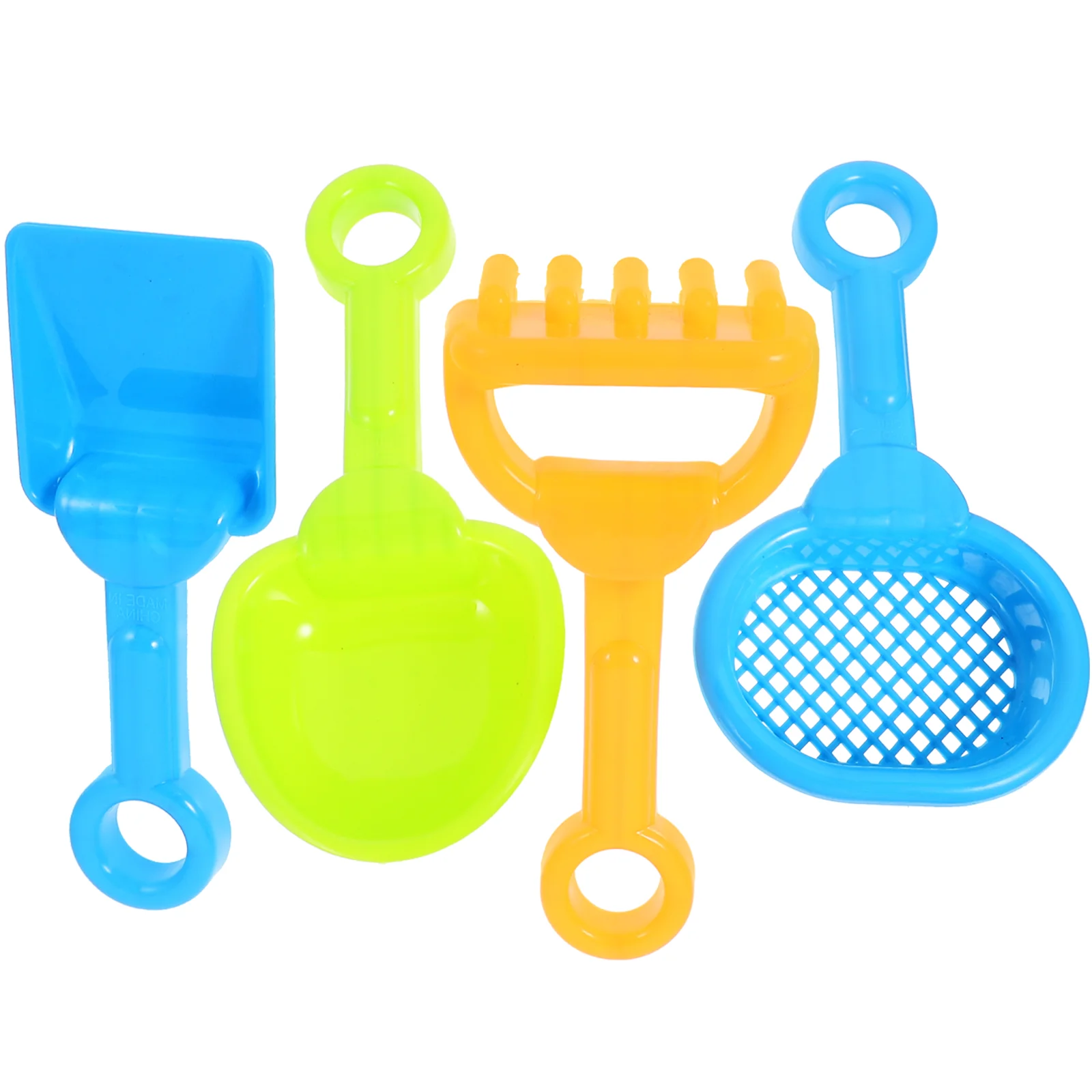 

4 Pcs Beach Toy Summer Toys Mini for Kids Children Accessory Portable Sand Rake Plaything Supply Plastic Interactive