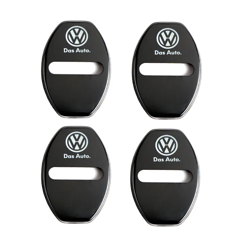 Car Door Lock Protective Cover For Volkswagen GOLF 5 Tiguan Polo Golf 6 Golf 7 Jetta  Accossories Car Styling