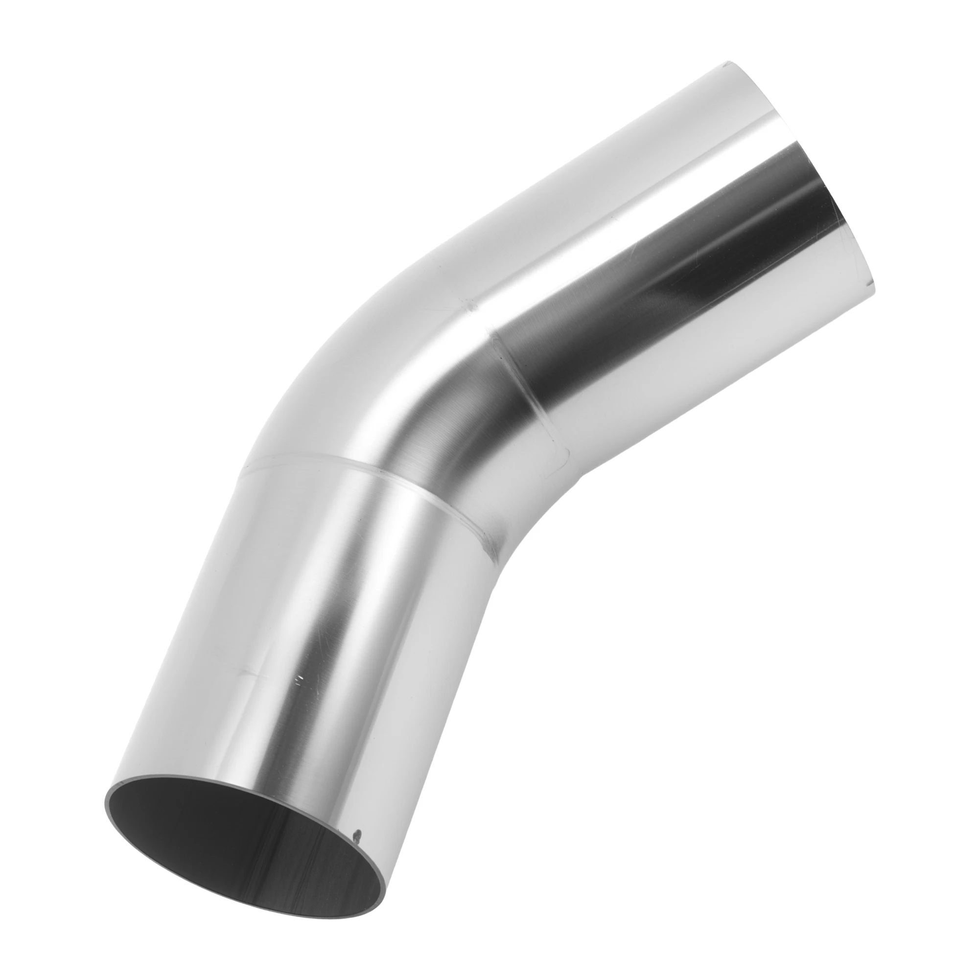 UXCELL 51mm 57mm 76mm 102mm OD Auspuff-Krümmerrohr T201 Edelstahl Universal 45 Grad Mandrel-Bend-Winkelrohr-Verbindung – Detail 2
