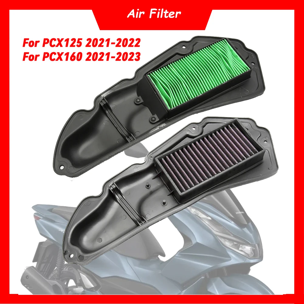 

Motorcycle Engine Air Filter Cleaner Air Intake Filter Element For Honda PCX160 PCX 160 2021-2023 PCX125 2021-2022