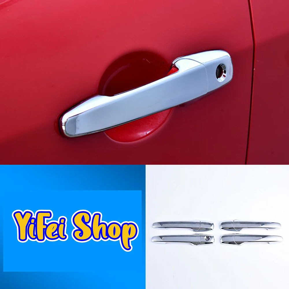 For Mazda 3 5 6 CX7 CX-7 2003 2004 2008 2010 2012 2015 2016 Auto parts Carbon Car Door Handle Bowl Cover Protector Paste Style