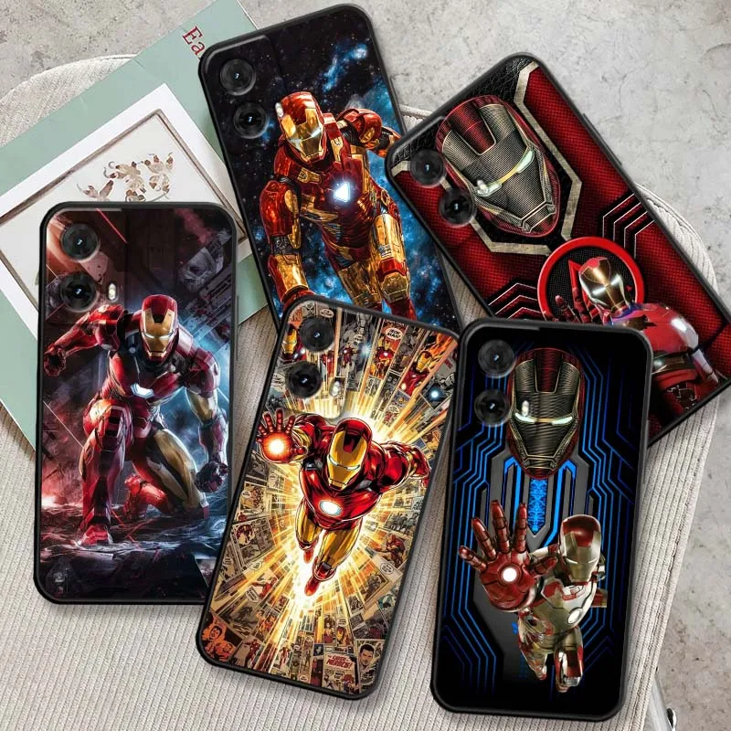 

M-Marvels I-Irons M-Mans Phone Case Cover For Motorola G85 Edge 50 G24 G35 G14 G04 40 G72 G34 G G54 G13 G32 5G Black
