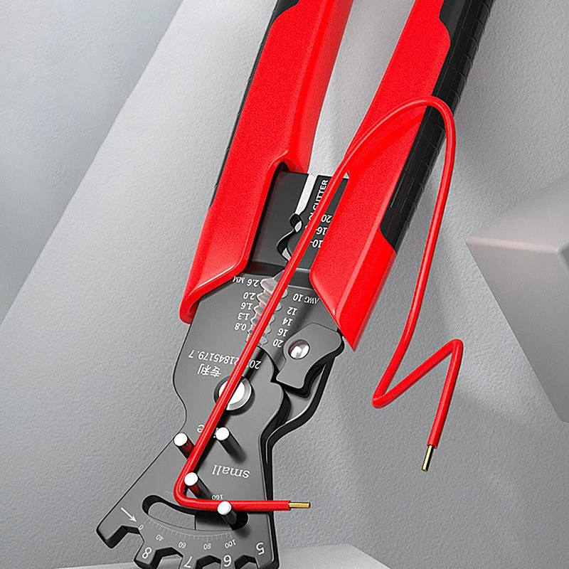Multifunctional Special Wire Stripping Pliers for Electrician Cutting Wire Stripping Skin Pressing Wire Winding Scissors