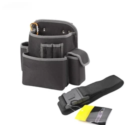 1-piece professional multifunctional tool bags work organizer pouch waist tool holder electrician bag with hook