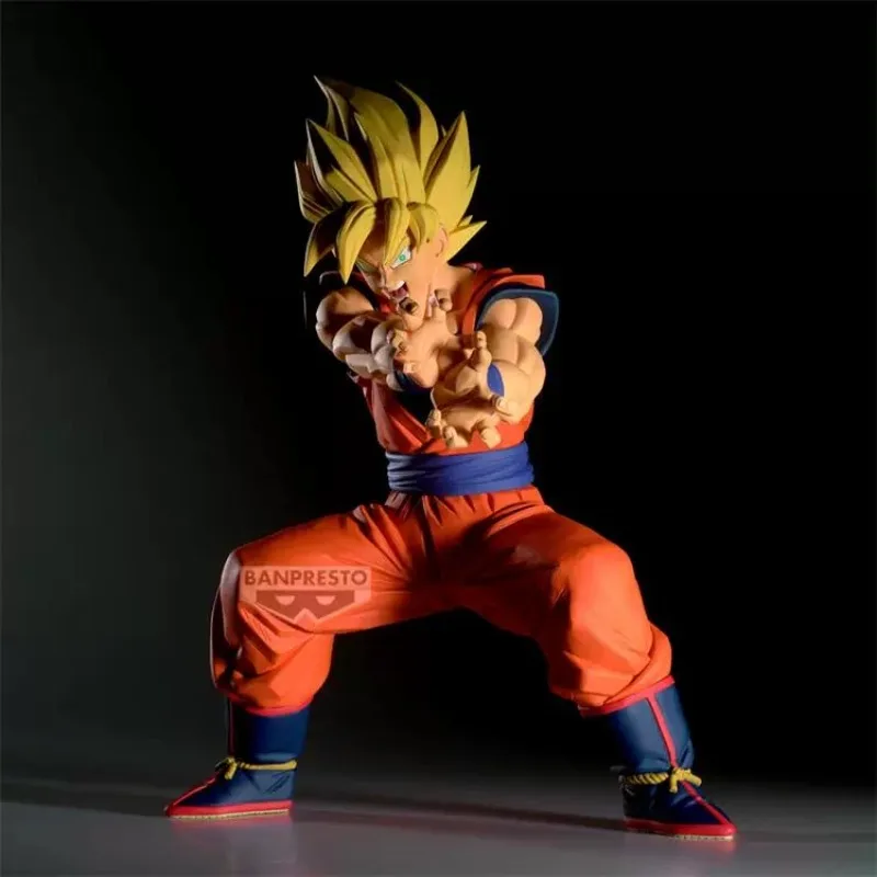 Bandai Original Dragon Ball Anime Figur Grandista Son Goku Super Saiyajin 2 Action Figur Spielzeug für Kinder Geschenk Sammeln Modell