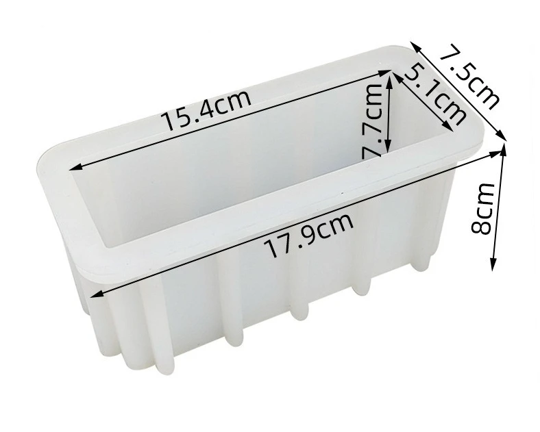 Silicone Soap Mold in Multiple Sizes