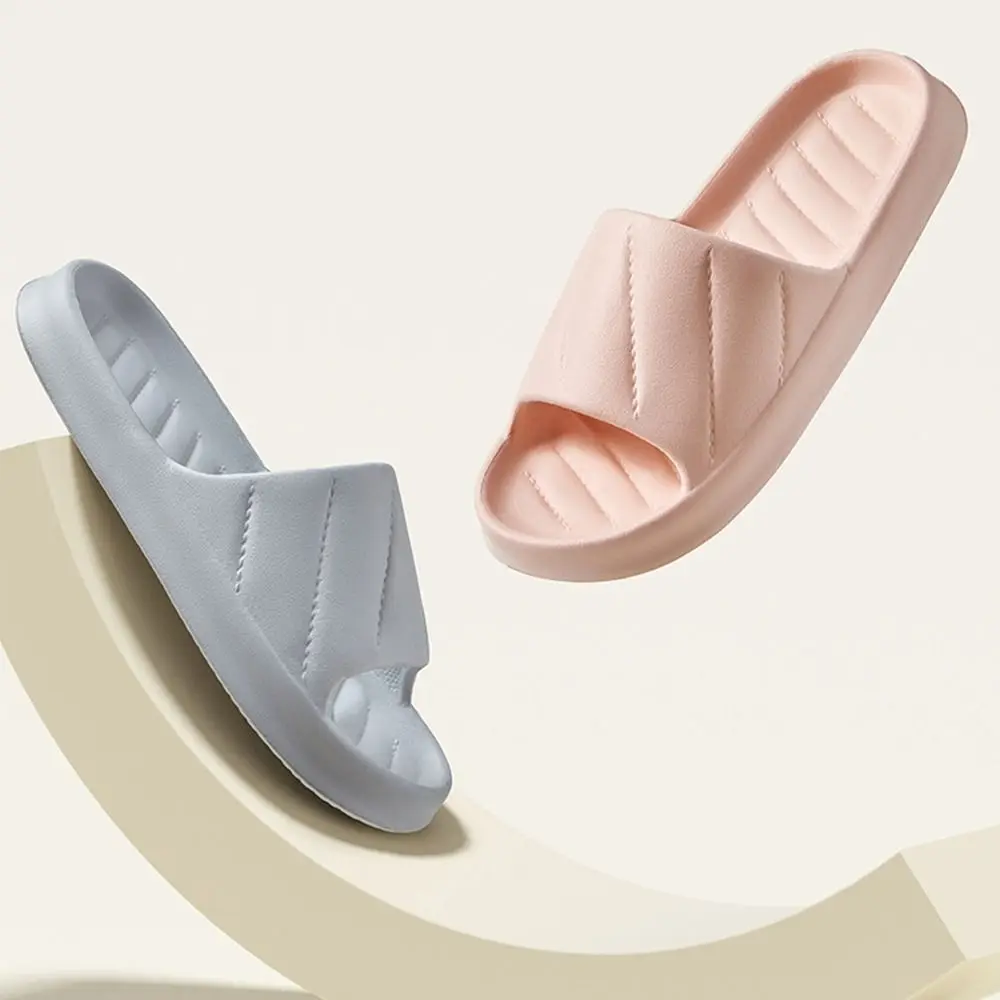 جديد لينة إيفا المرأة النعال شريط الديكور كاندي الألوان حذاء كاجوال لطيف عدم الانزلاق شباشب حمام الاستخدام المنزلي