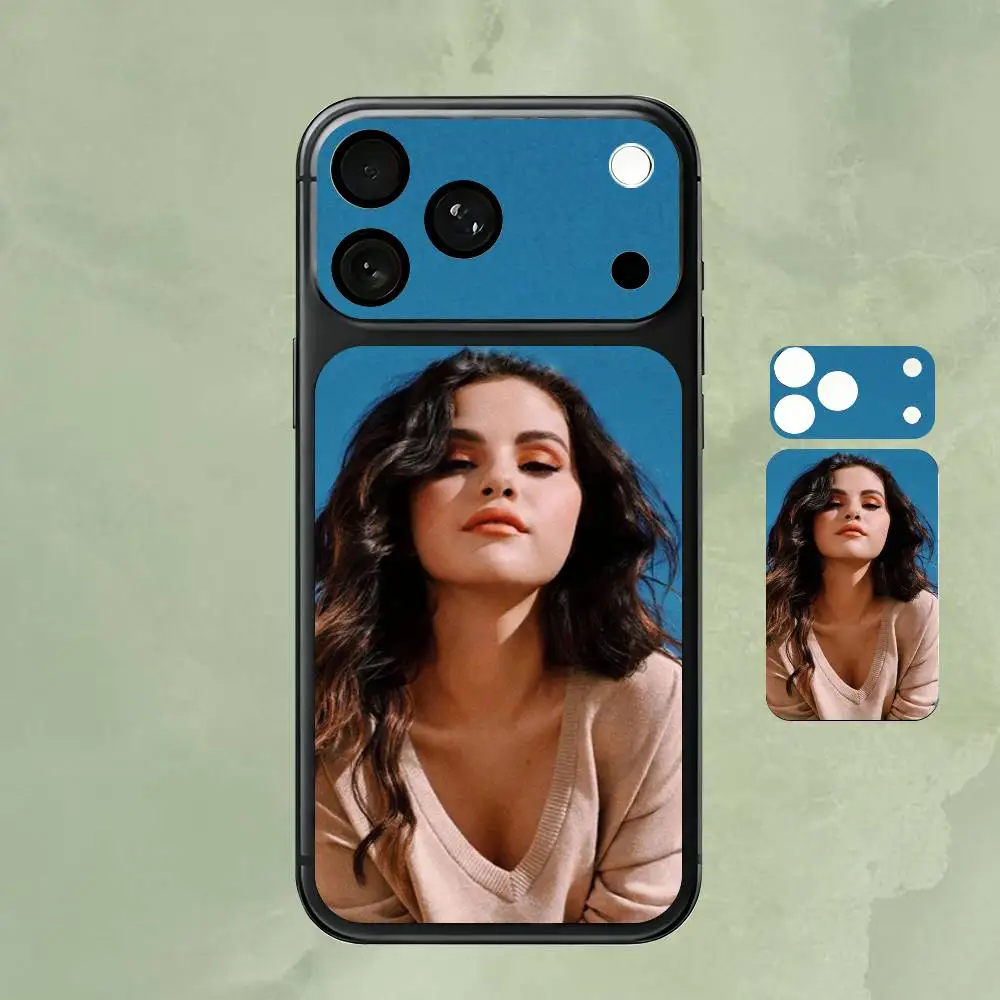 

S-Selenna G-Gomezz For Apple iPhone 17 Pro Max Full Back Cover Decal Wrap Skin Rear Protective Sticker Film