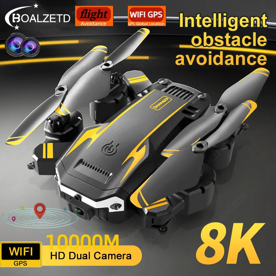 2026 Professional 8K Dual Camera Aerial Photography 5G GPS Obstacle Avoidance Drone UAV Quadcopter Helicopter Toy For Kid Gift