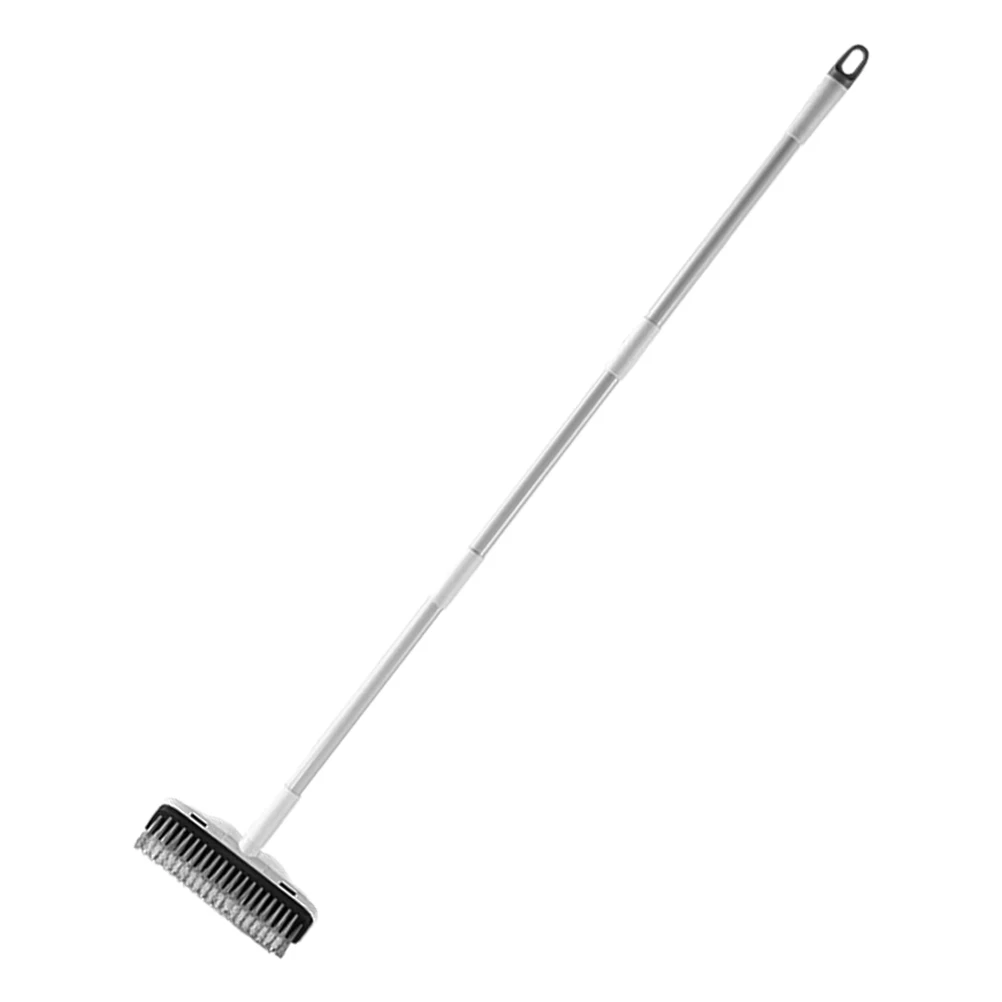 

Long Handle Scrub Brush for Bathroom Tile Hardwood Cleaning Multifunctional White Squeegee Broom For Floor 120cm Floor Broom