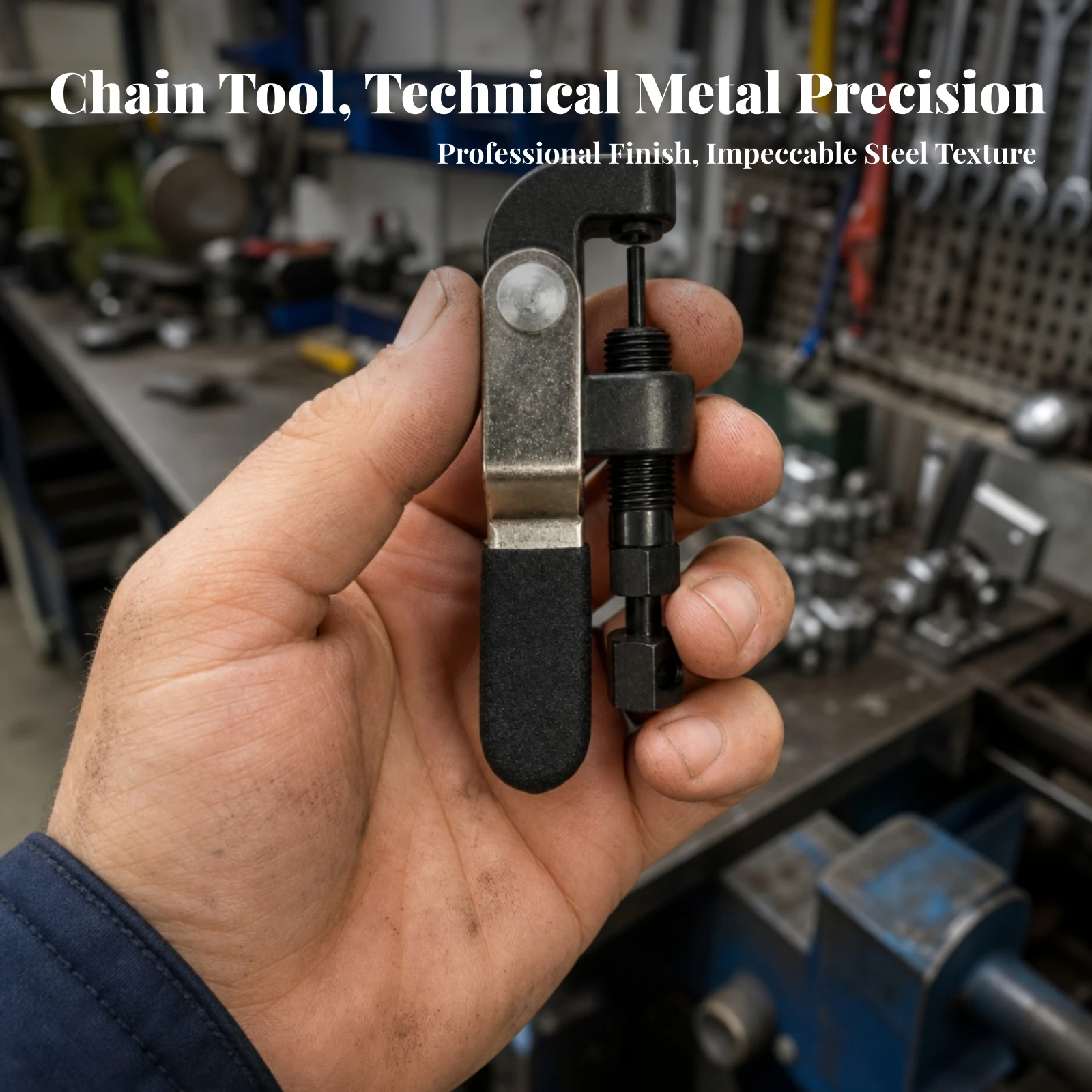 Chain Breaker with Hex Key Ergonomic Chain Breaker Long-Lasting Manual for Motorcyclists, Motorcycle Maintenance, Garage