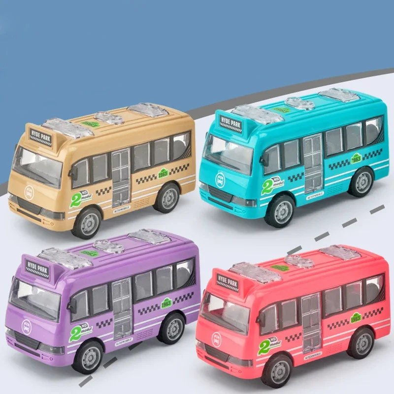 Simulation Inertial School Bus Toys School Car Model Car Toys for Kids Educational Interactive Toys