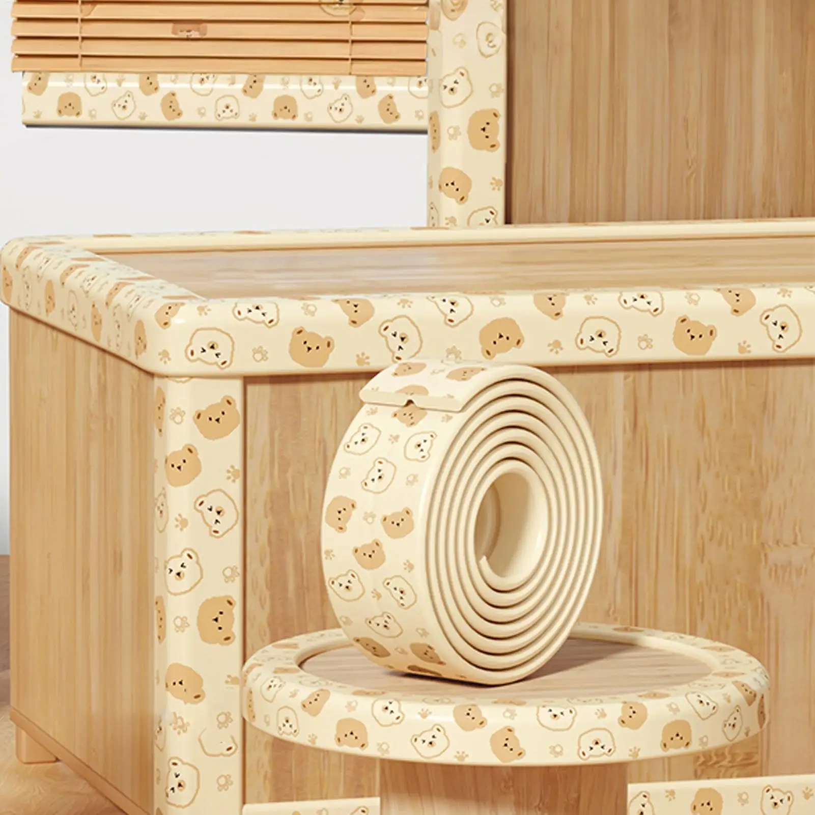 حافة حامي للأطفال لينة المطاط رغوة الوفير 6.5ft الأثاث حافة الحرس شرائط لأثاث المكتب كونترتوب الموقد #4