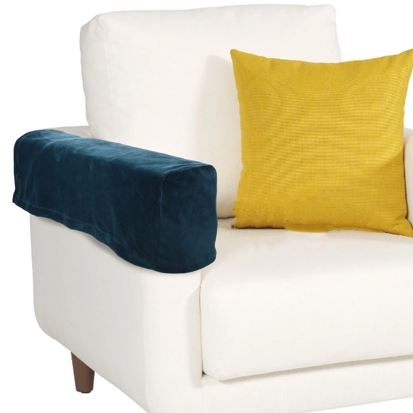 

2pcs Soft Stretch Covers Sofa Couch Protector Elastic Furniture Armrest Slipcover Chair Armrest Covers For Recliners Sofas