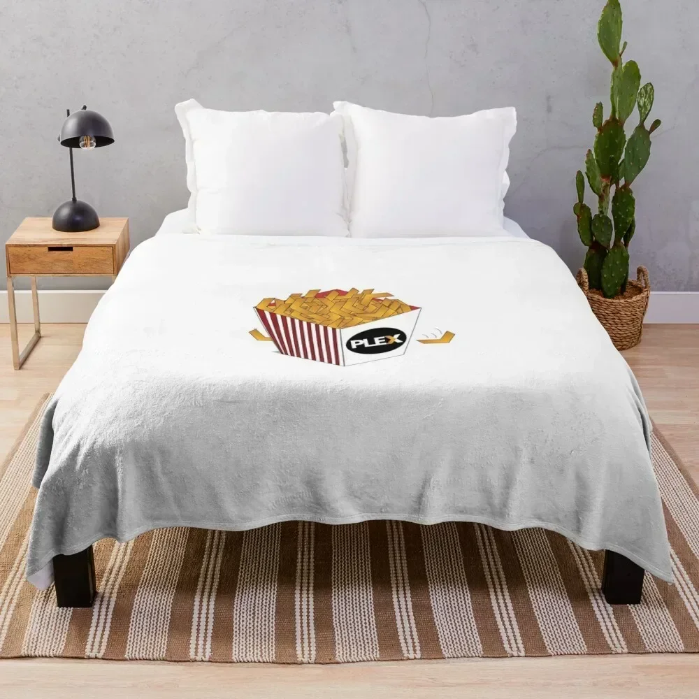 

Plex Popcorn Throw Blanket Lightweight Warm Blanket for Indoor Outdoor Use