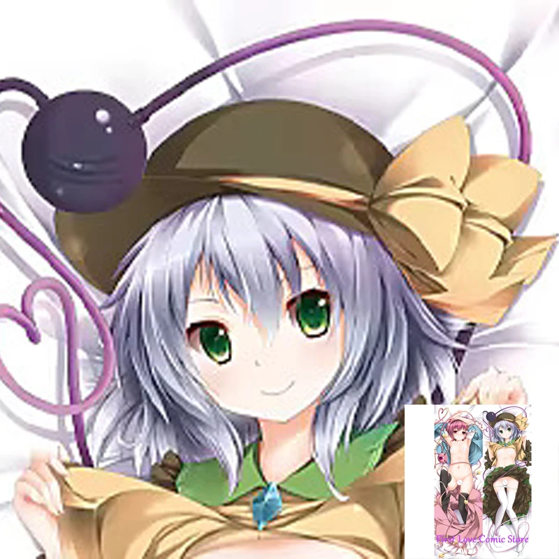 

Dakimakura Anime Komeiji Satori Double Sided Print Life-size Body Pillow Cover Decoration