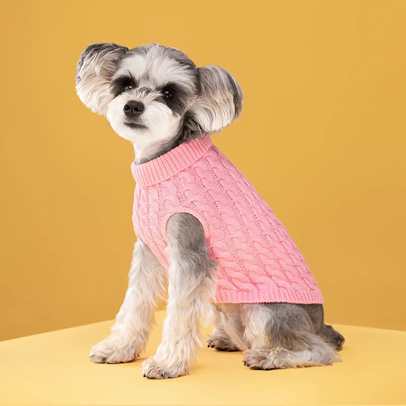 Warm Dog Clothes Knitted Clothes for Dogs Chihuahua Sweater for Small Dogs  Winter Clothes for Sphinx Cat Dog Sweater for York