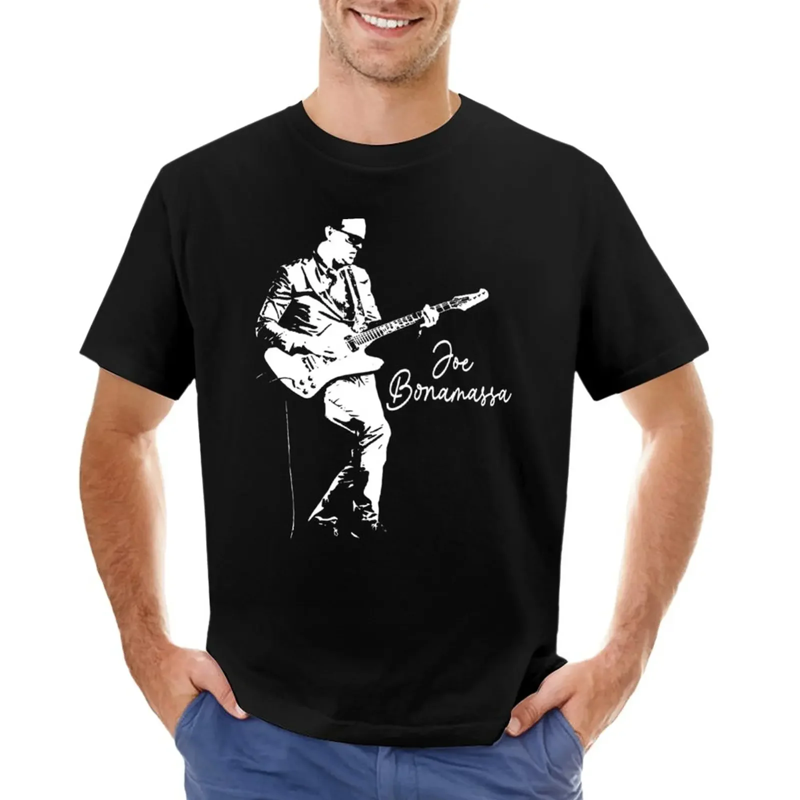 Seniman Joe Gitarrist Blues-Rock- T-Shirt sublime oversized men t shirt