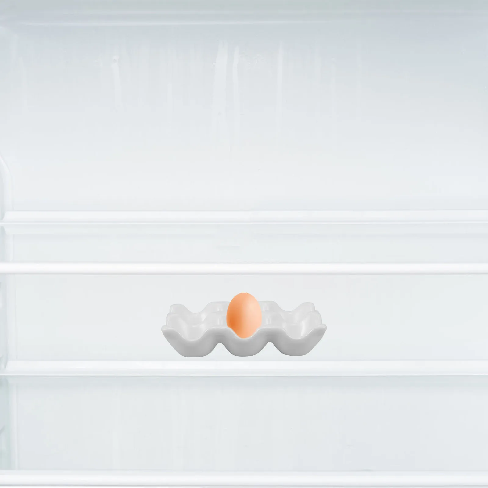 

Space-Saving Egg Holder Ceramic for Fridge and Countertop Non-Slip Egg Storage Tray Organized Kitchen Tableware Display