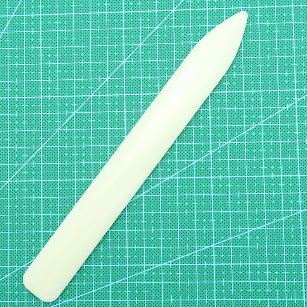 2Pcs Plastic Letter Opener Origami Tool Paper Creasing Scribing Set Lightweight DIY Scrapbooking Supplies Imitation Cattle Bone