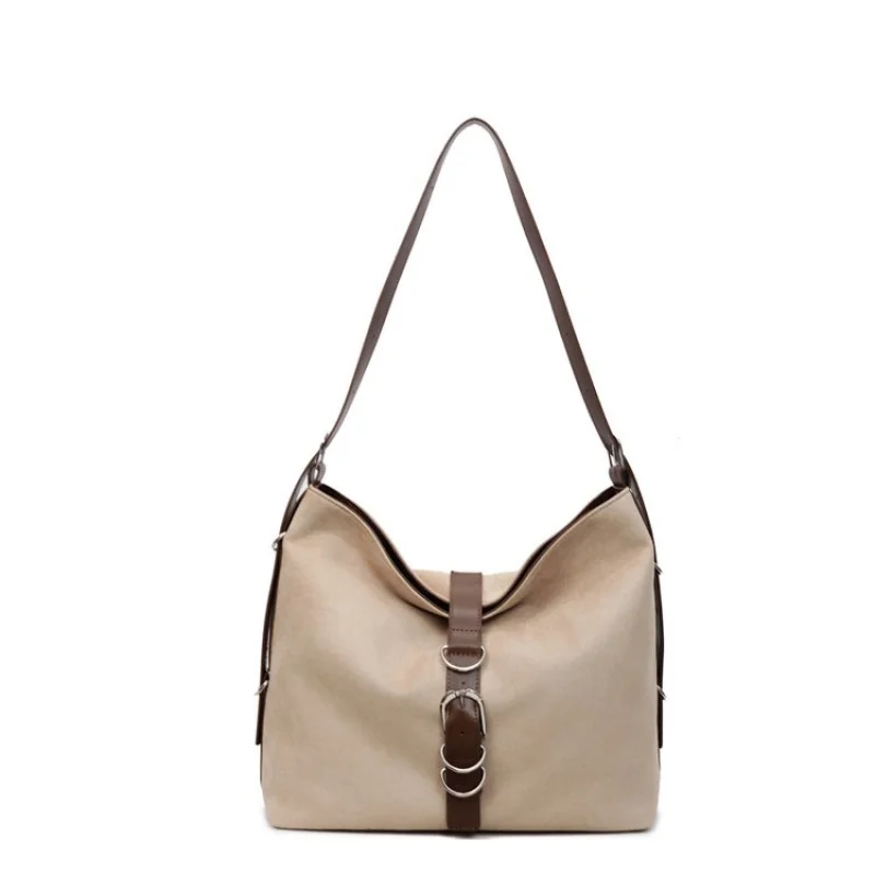 

Высококачественная минималистичная винтажная повседневная сумка через плечо для женщин с элегантной кожей и модным однотонным роскошным стилем