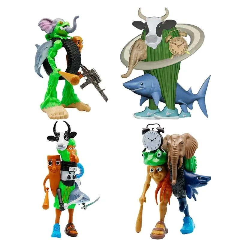 

Tungtungsahur Sahur Figure Tralalero Tralala Toy Bombardino Crocodilo Shimpanzini Bananini Decoration 3D Printed Model Gift Doll
