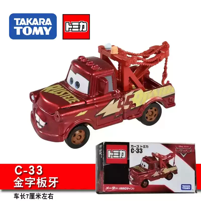 

Original Takara Tomy Tomica Car Golden Word Mater Toys for Boys Scale Diecast Vehicle Metal Model Carro Collection Birthday Gift