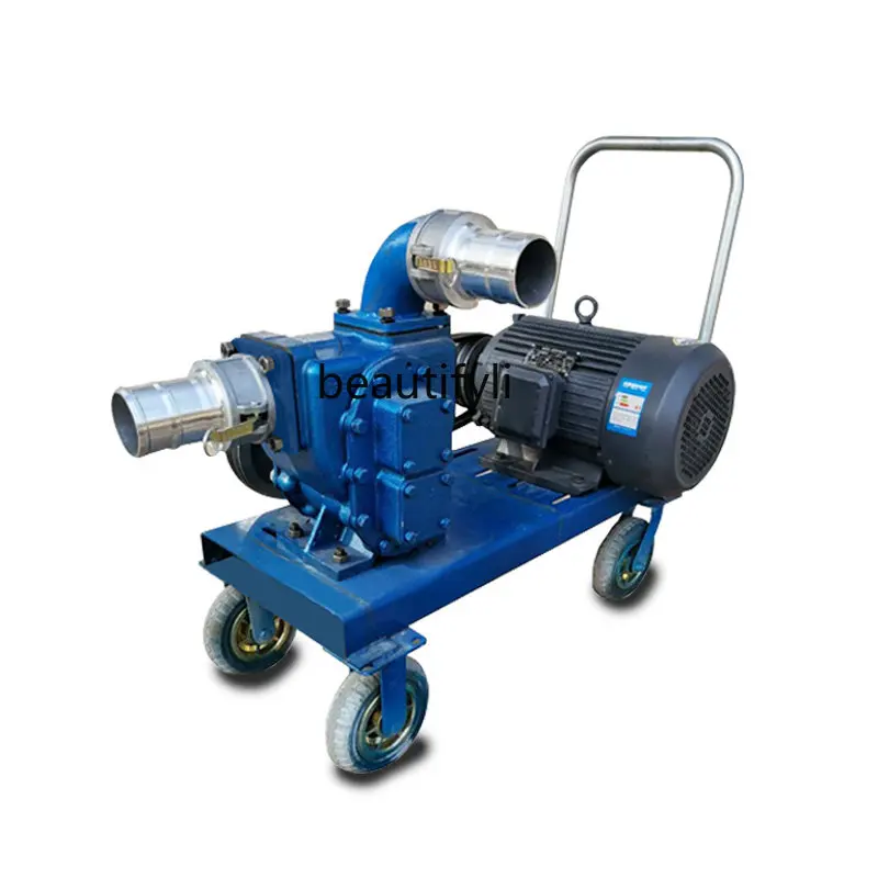 

yj Strong Manure Pump Farm Dedicated Non-Blocking Self-Priming Pig Manure Machine Sewage Mud Pump