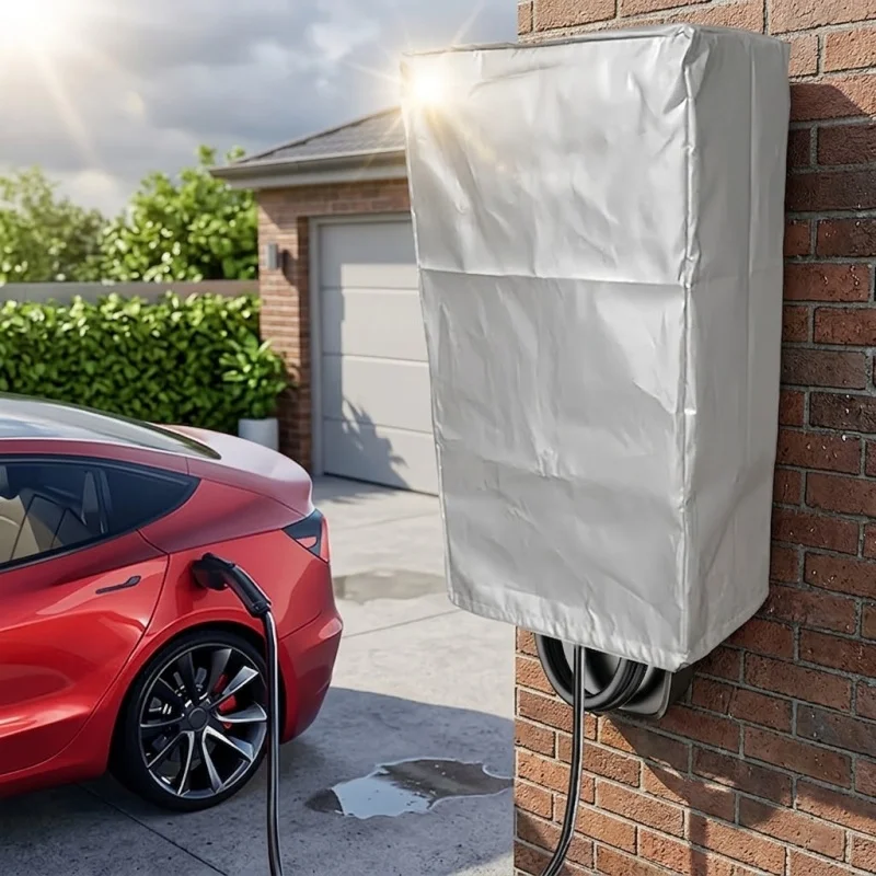 Outdoor Waterproof EV Charger Station Cover Electric Vehicle Car Charging Box Rain Sun Dust Protection Enclosure Wallbox Case