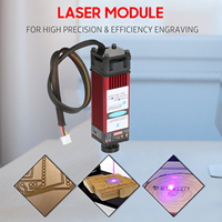 10W 20W 30W 40W 80W Laser Module 450nm Engraving Laser Head Fixed Focal Length High Precision Engraving for CNC Laser Engraver