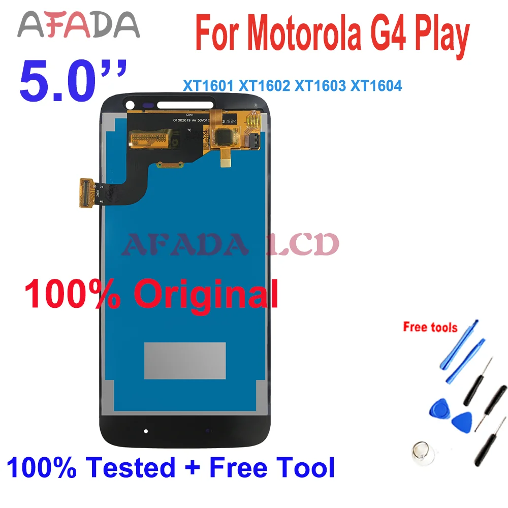 

Original 5.5" For Motorola G4 Play XT1601 XT1602 XT1603 XT1604 LCD Display Touch Screen Digitizer Assembly Replacement LCD