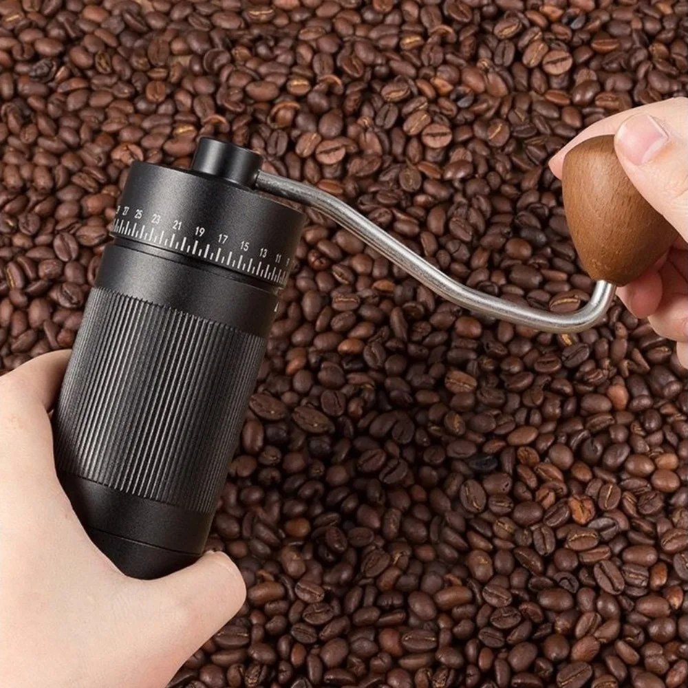 Coffee Grinder Portable Anti-slip Design Stainless Steel Grinding Core Manual Coffee Grinder External Adjustment Coffeeware
