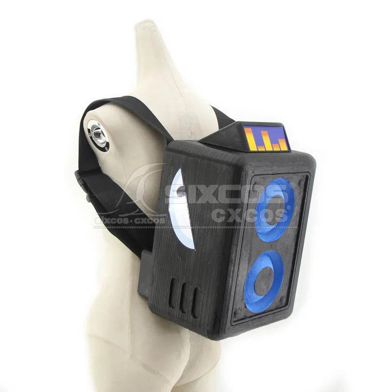 Nuevo juego Brawl Stars Janet mochila tocado micrófono Cosplay Prop para Halloween Navidad fiesta eventos Accesorios