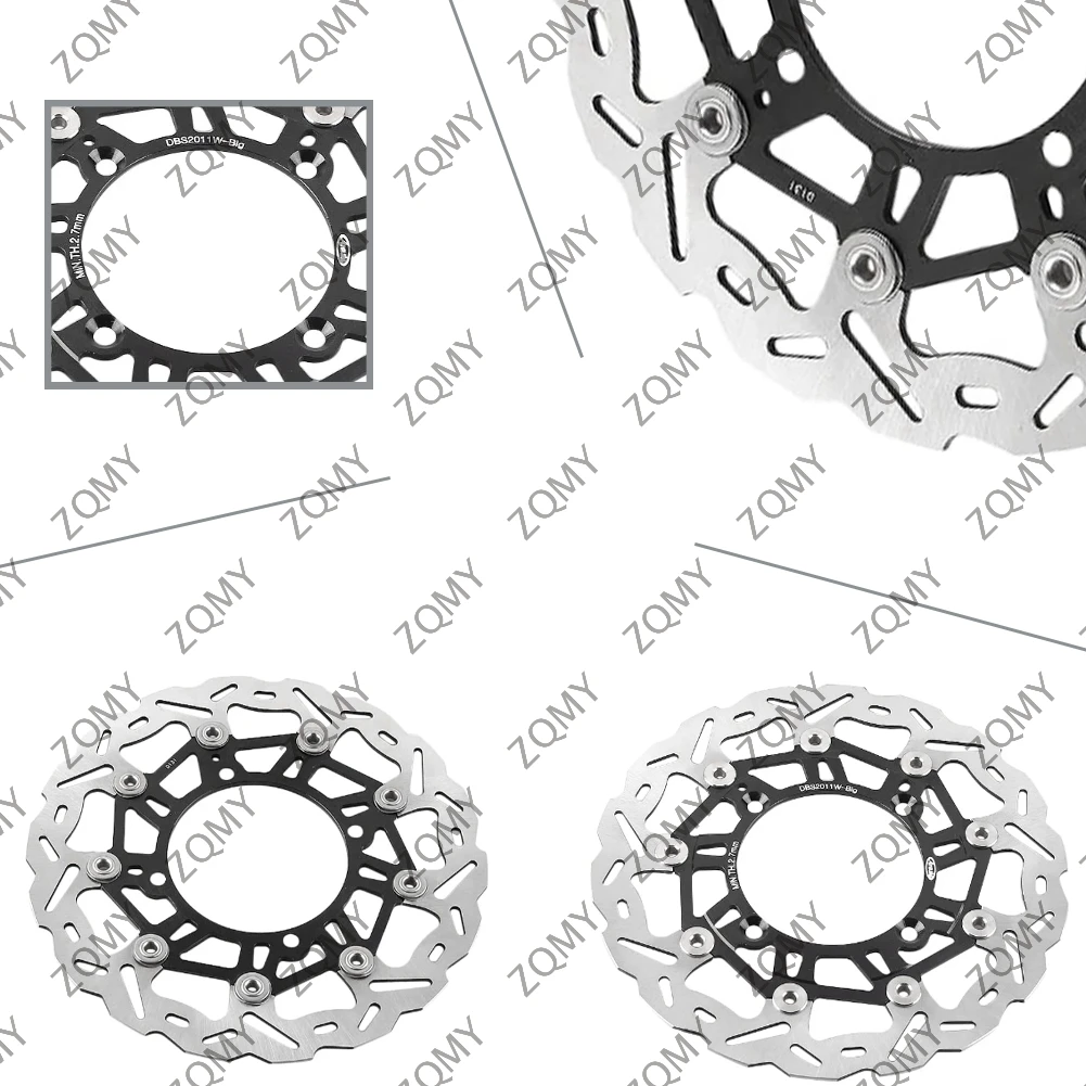 دراجة نارية الجبهة قرص فرامل الدوارات لكاواساكي KX250 KX125 2006-2008 و KX450F KX250F 2006-2014 و KLX450R 2007-2016