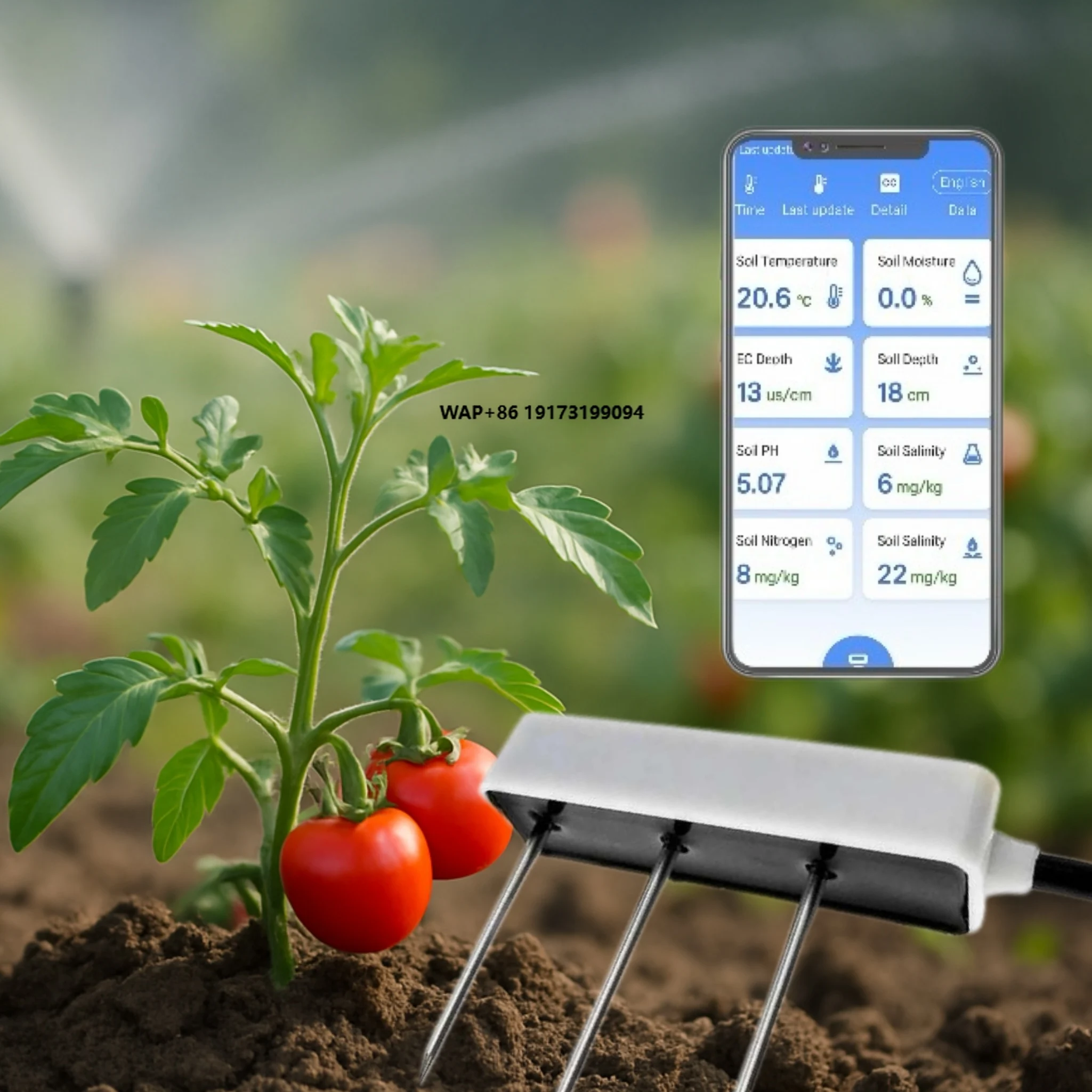 

Teros 12 Greenhouse Rockwool Coco Plant Temperature EC Sensor Soil Moisture Sensor