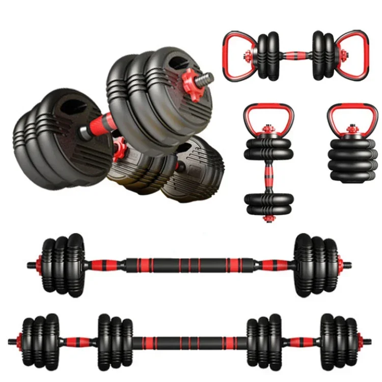 PJ Free weights body building custom logo dumbbell kettlebell sets 15kg 20kg 30kg 40kg 50kg weights Adjustable Dumbbell