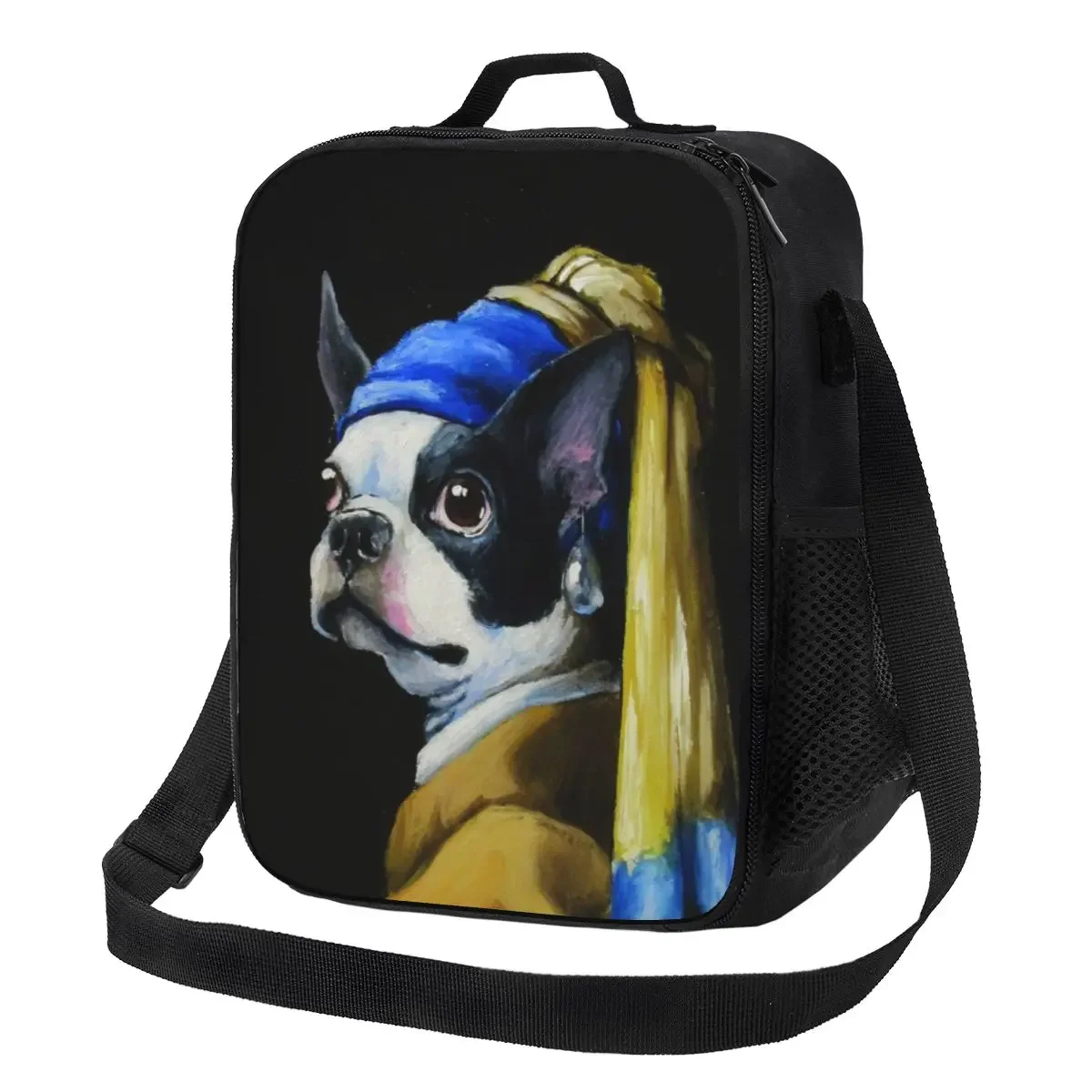 Custom With A Pearl Earring Lunch Bag Men Women Cooler Thermal Insulated Lunch Box for Kids School Children