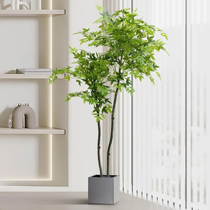 

Роскошные искусственные растения, украшение для заднего двора, искусственные растения, зелень, красивые растения для гостиной, поддельные реалистичные принадлежности для бонсай