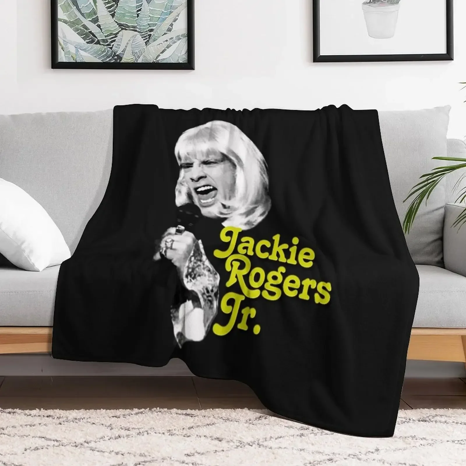 

Sctv T-ShirtJackie Rogers Jr. SCTV Throw Blanket Flannels Plaid Blankets
